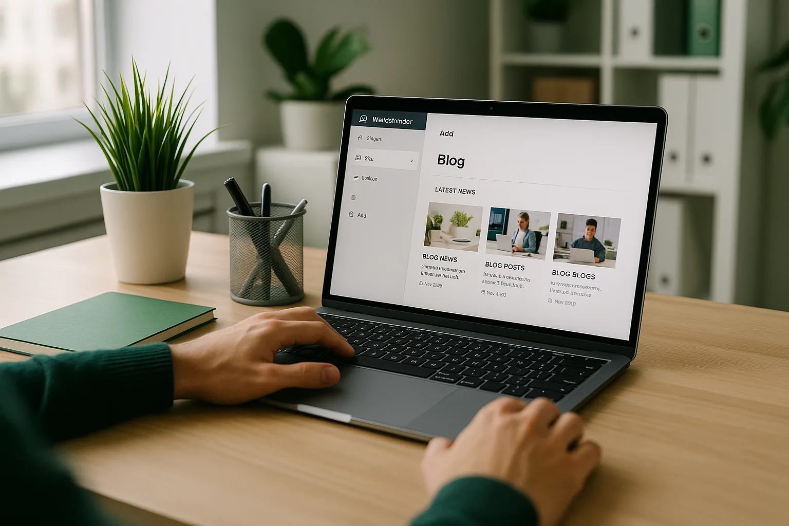 Secțiune blog site în WebBuilders: cum o adaugi pas cu pas