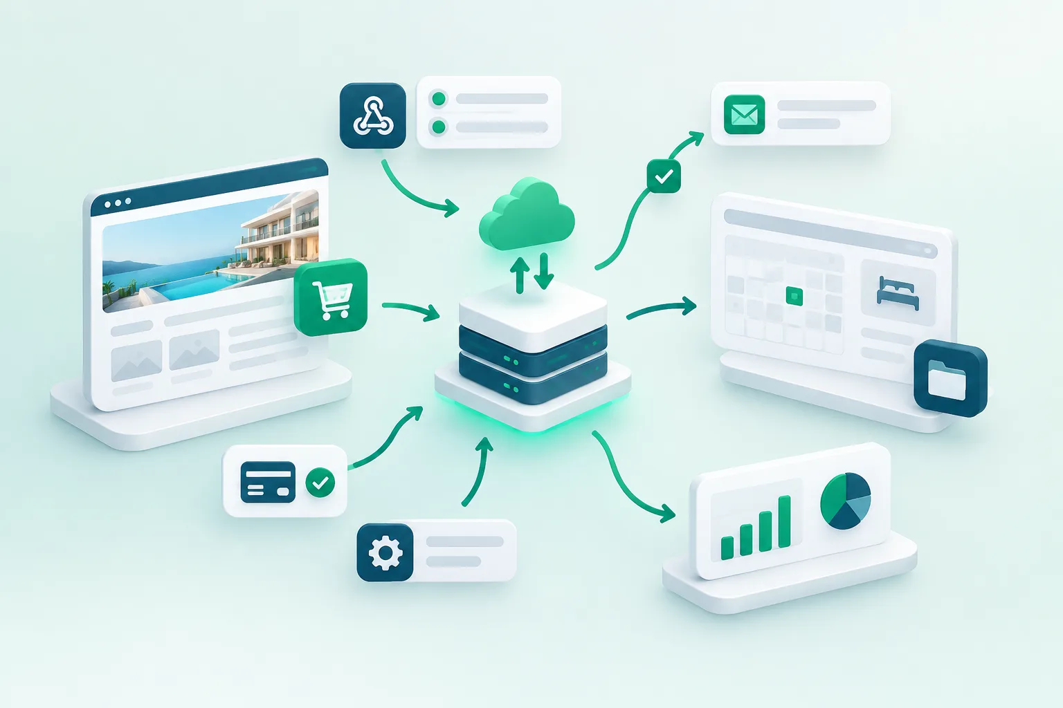 Integrare PynBooking – webhook-uri, card cadou și raport rezervări