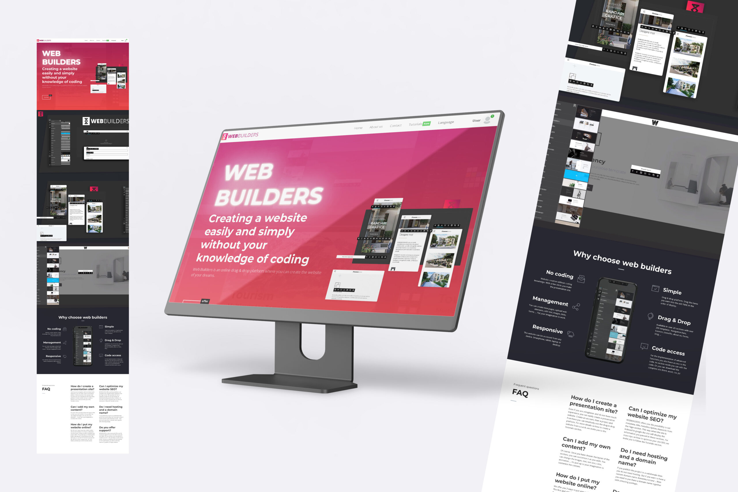 Webbuilders.site creare site gratuit
